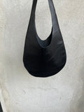 Black Leather Hobo Bag – Made in Berlin