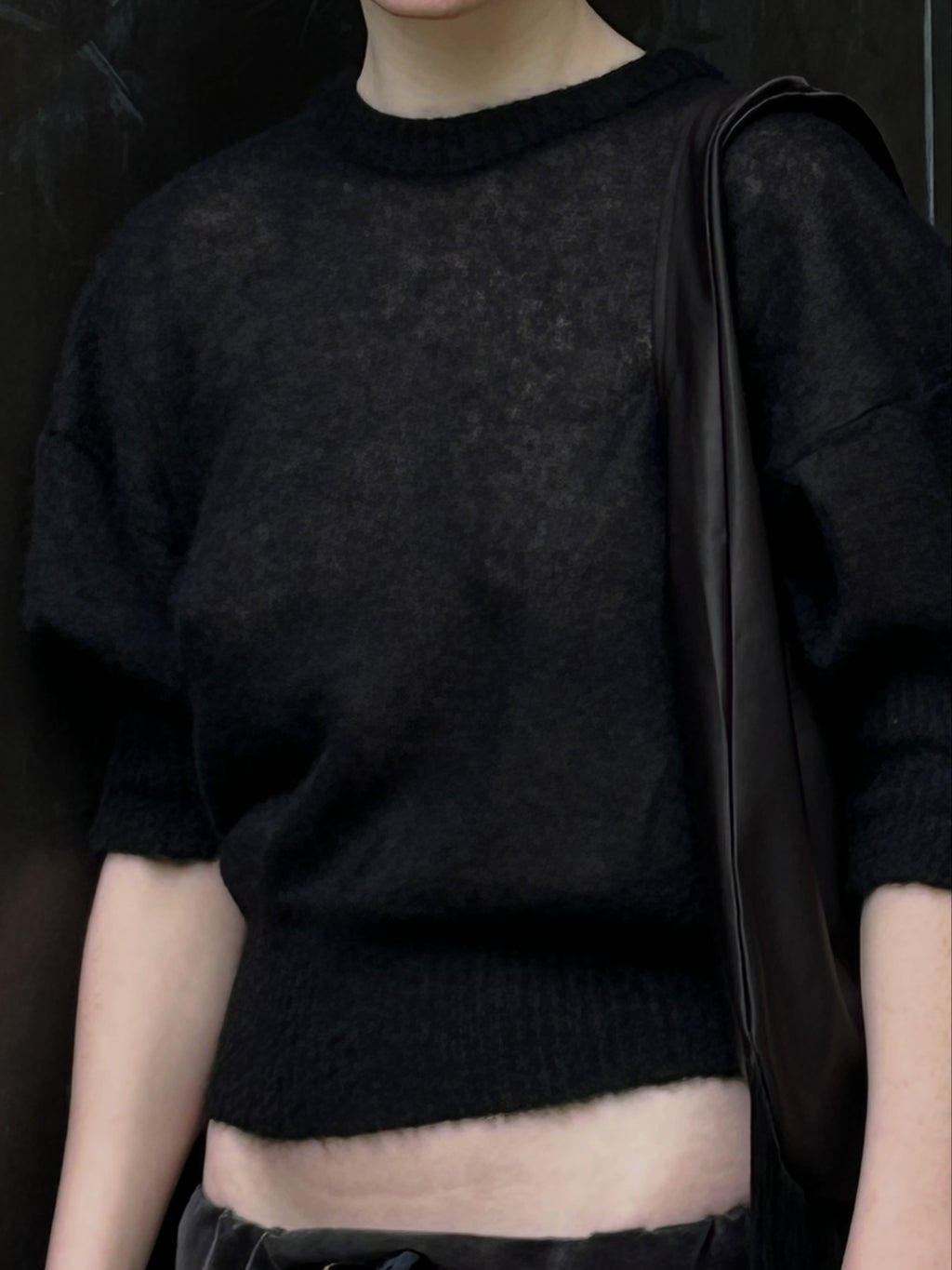 Mona – Baby Alpaca Suri Knit Top