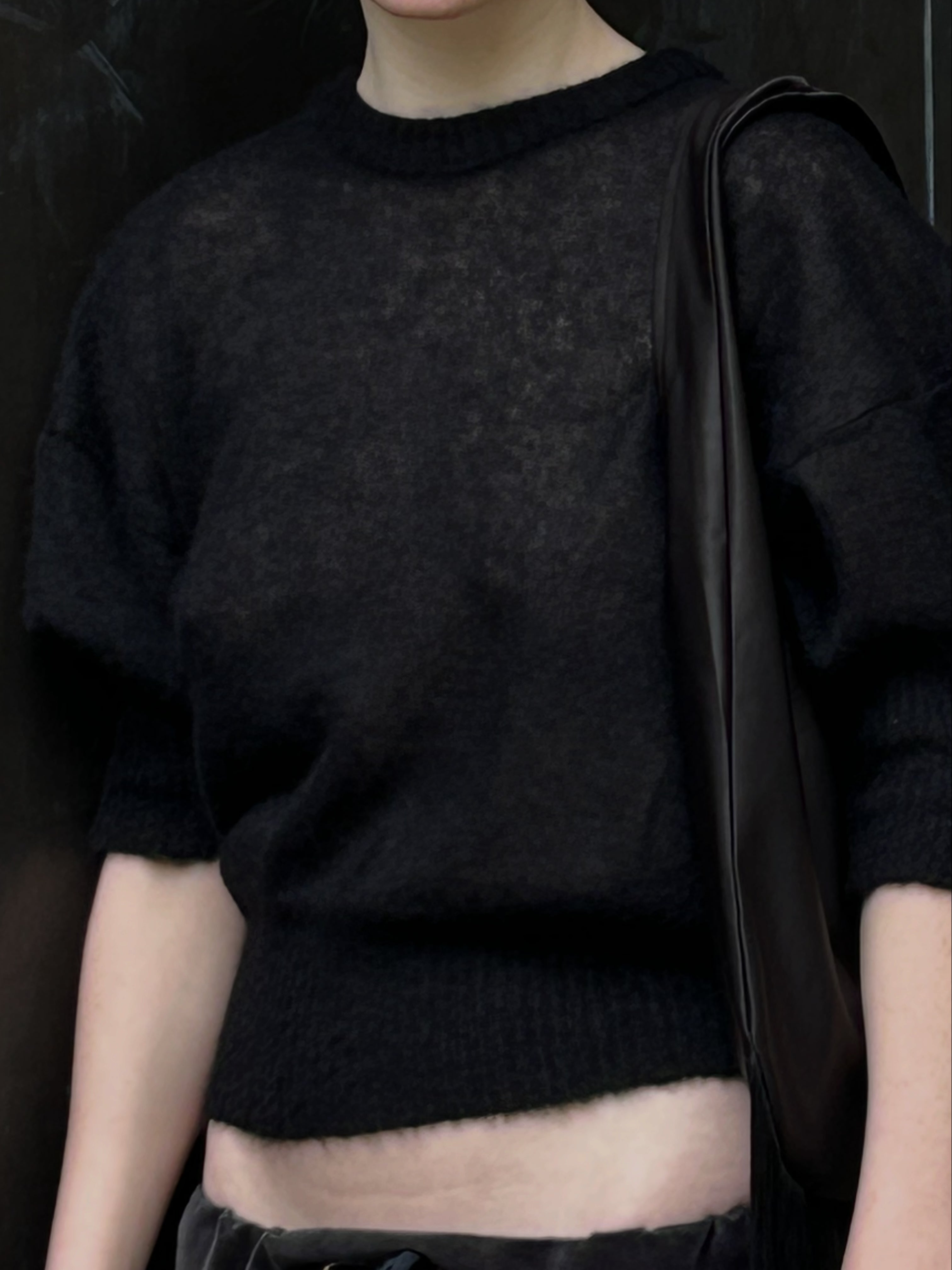 Mona – Baby Alpaca Suri Knit Top