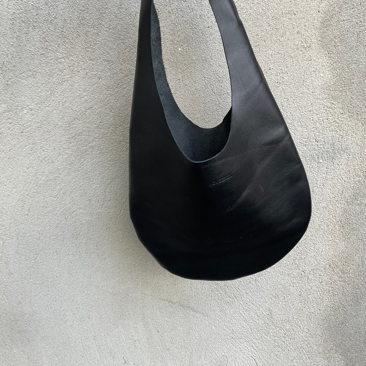 Black Leather Hobo Bag – Made in Berlin