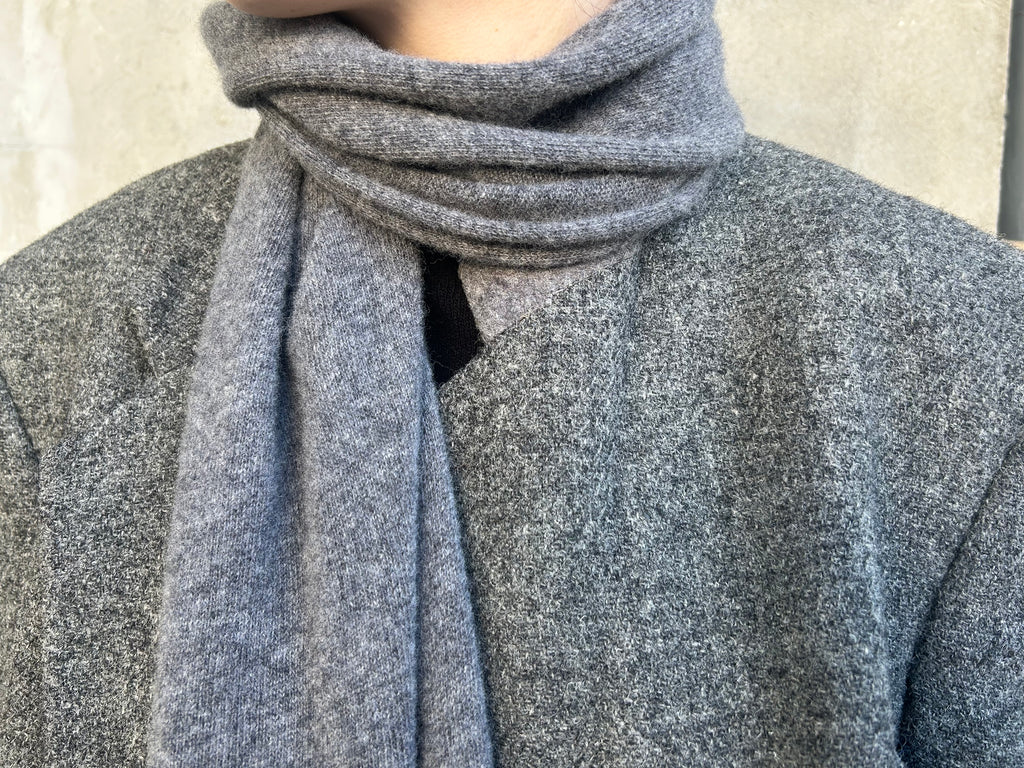 Classic Baby Merino Scarf Grey Scarf