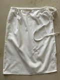 Lotta Cotton Midi Skirt –/ White