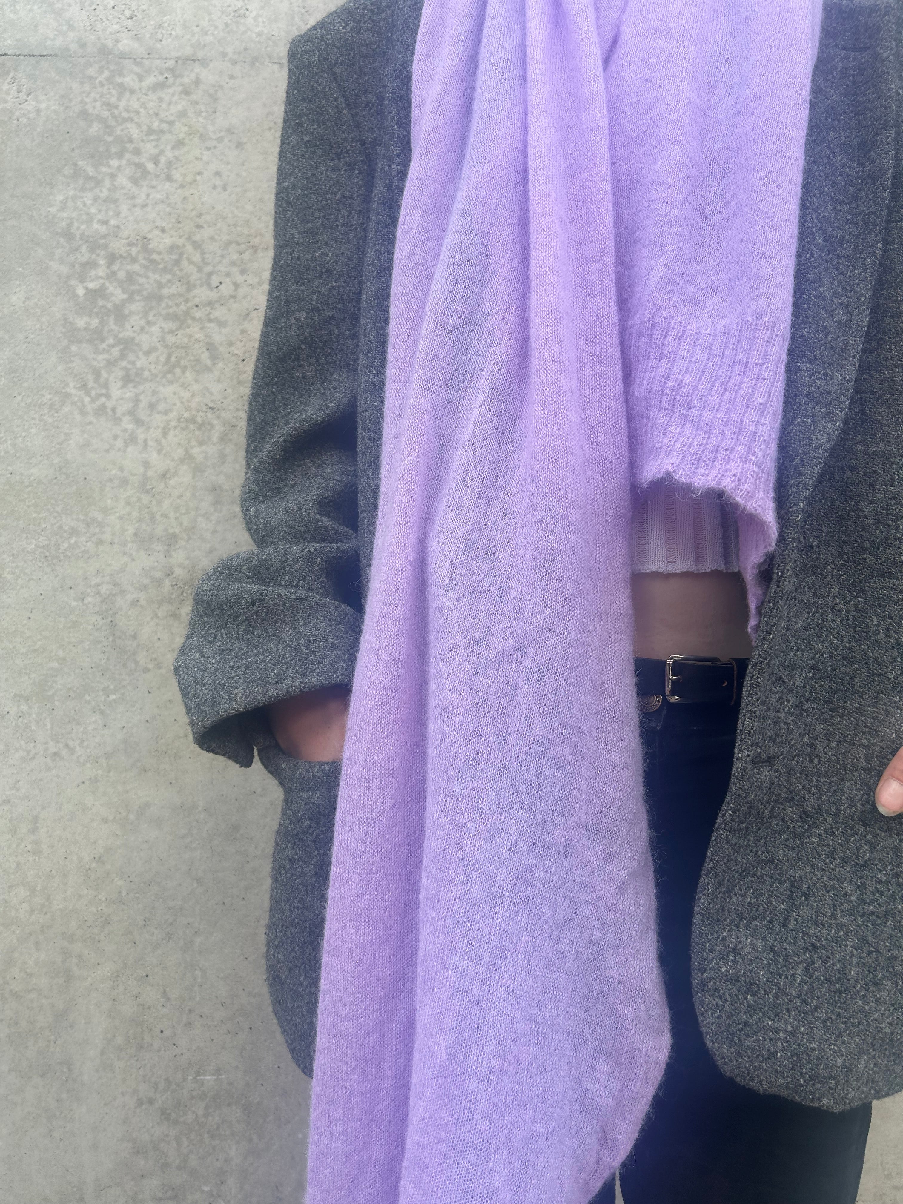 Alpaca Scarf Lila  – Pre-Order