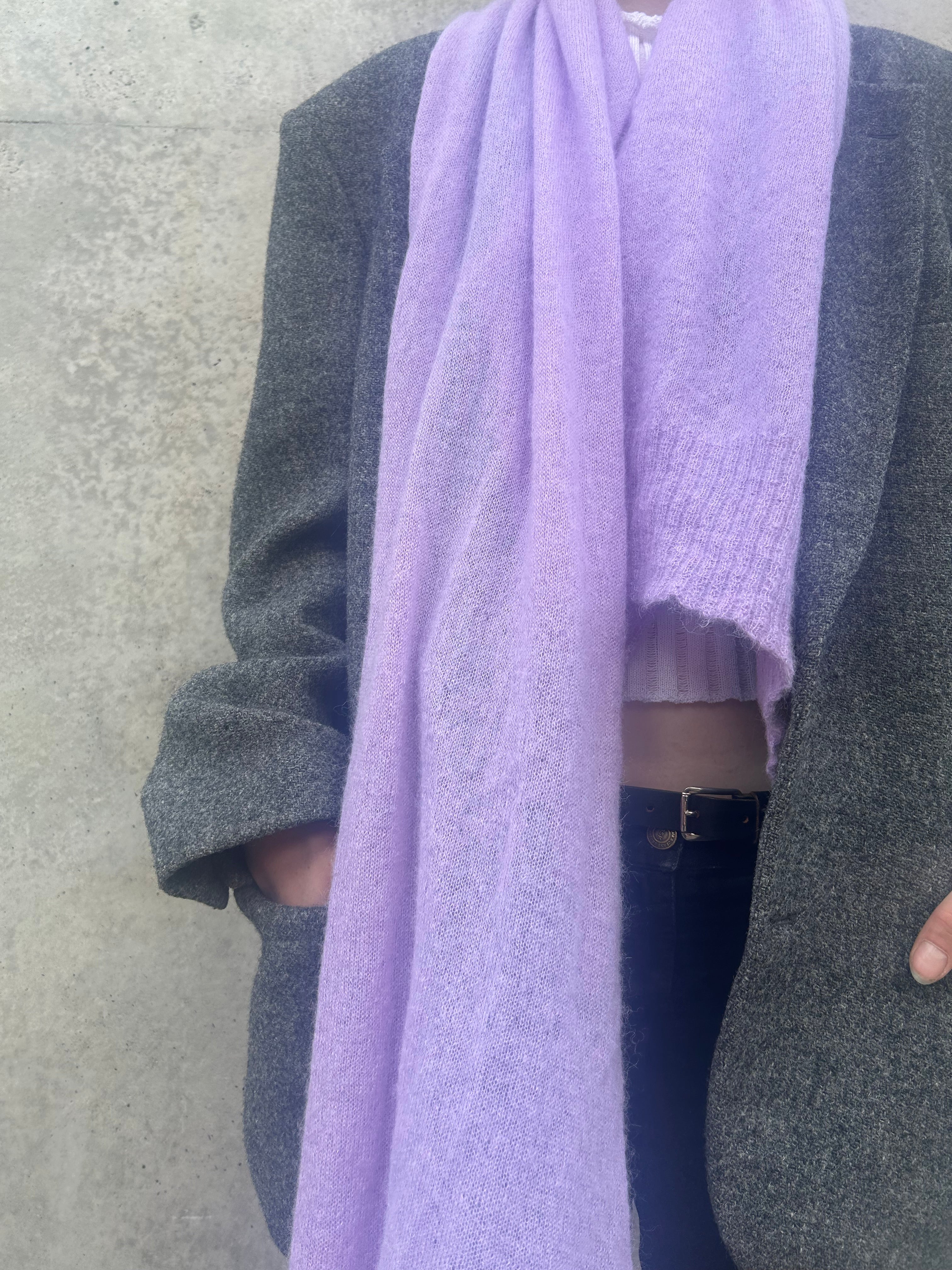 Alpaca Scarf Lila  – Pre-Order