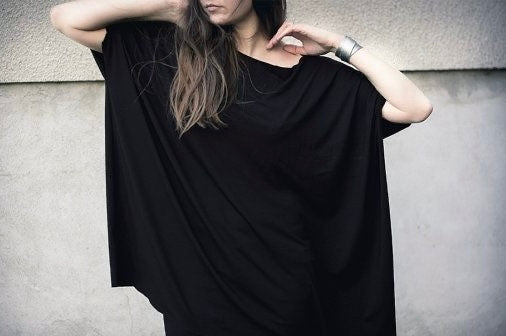 Yoko Oversized Viscose Boat Neck Top – Made in Berlin
