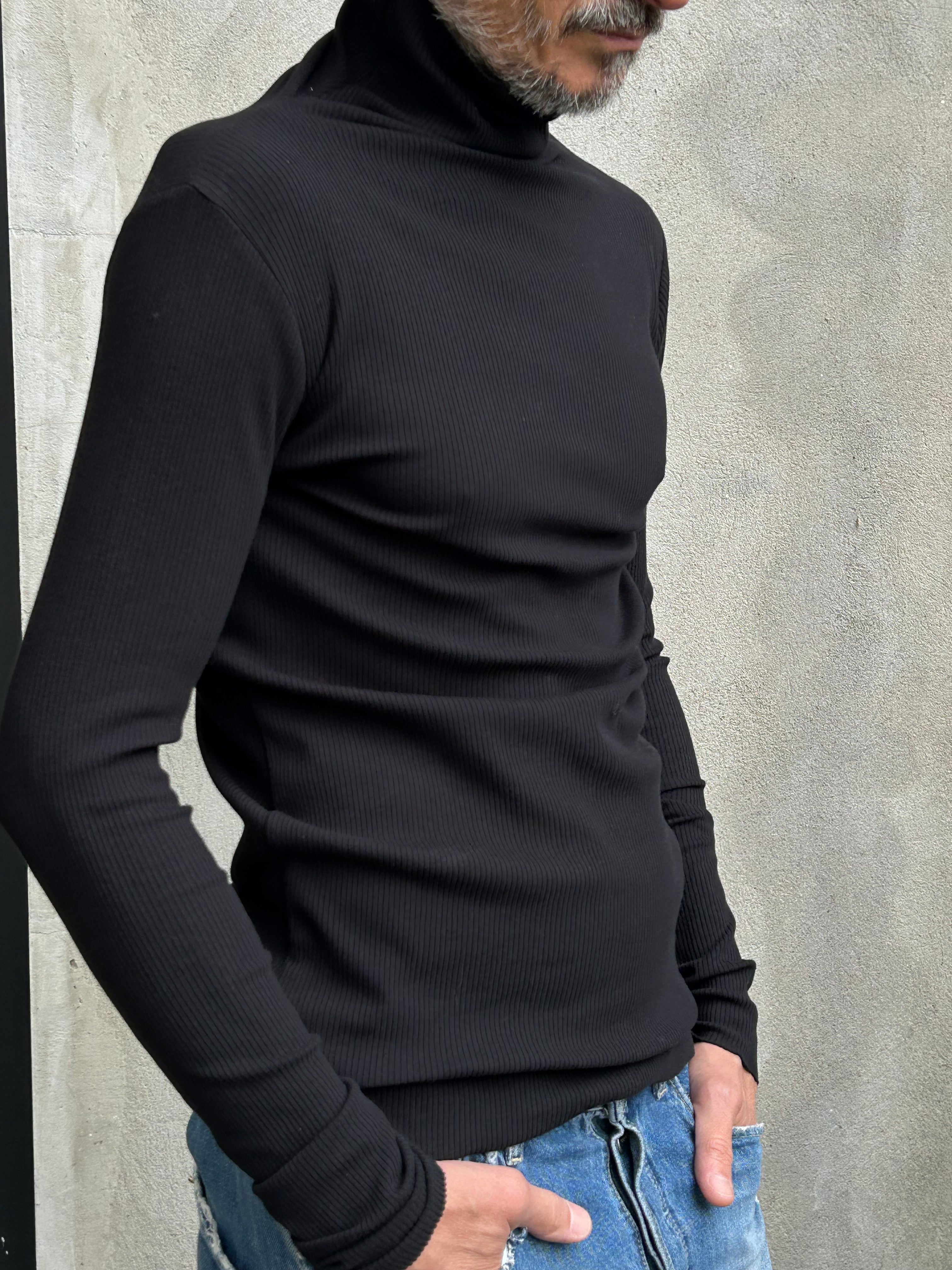 Harry Cotton Rib High Neck Top