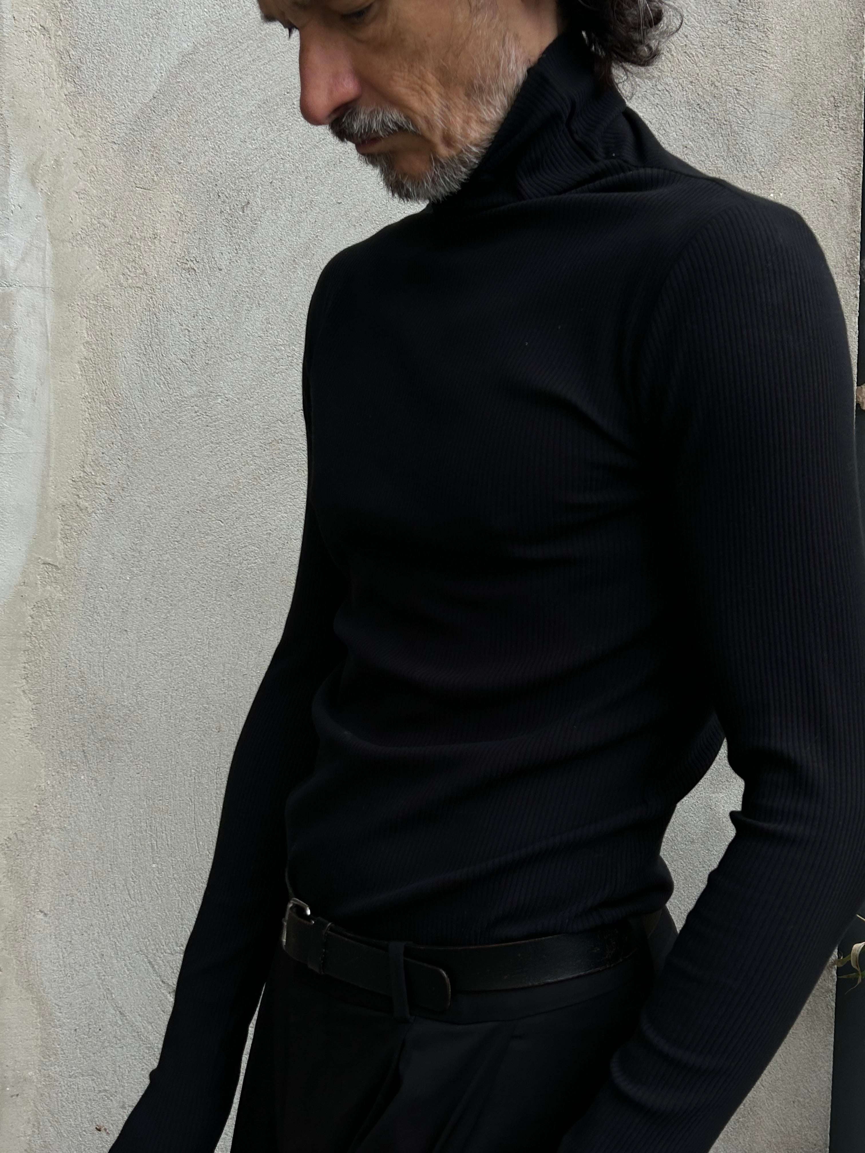Harry Cotton Rib High Neck Top