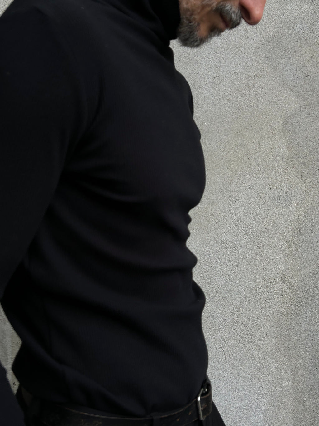 Harry Cotton Rib High Neck Top