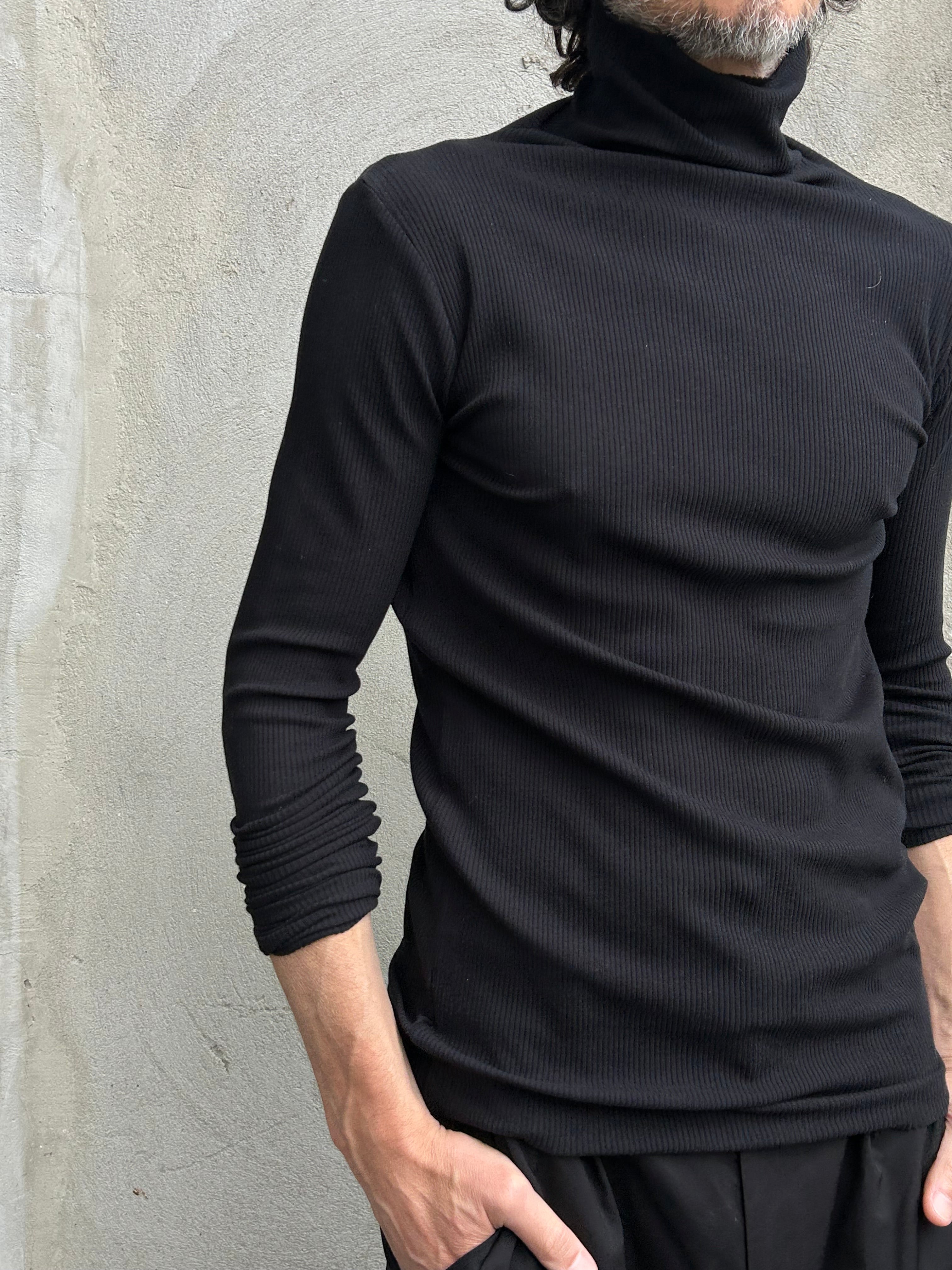 Harry Cotton Rib High Neck Top