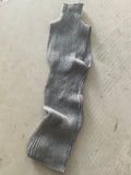 Merino Knitted Rib Top – Handmade in Berlin light grey