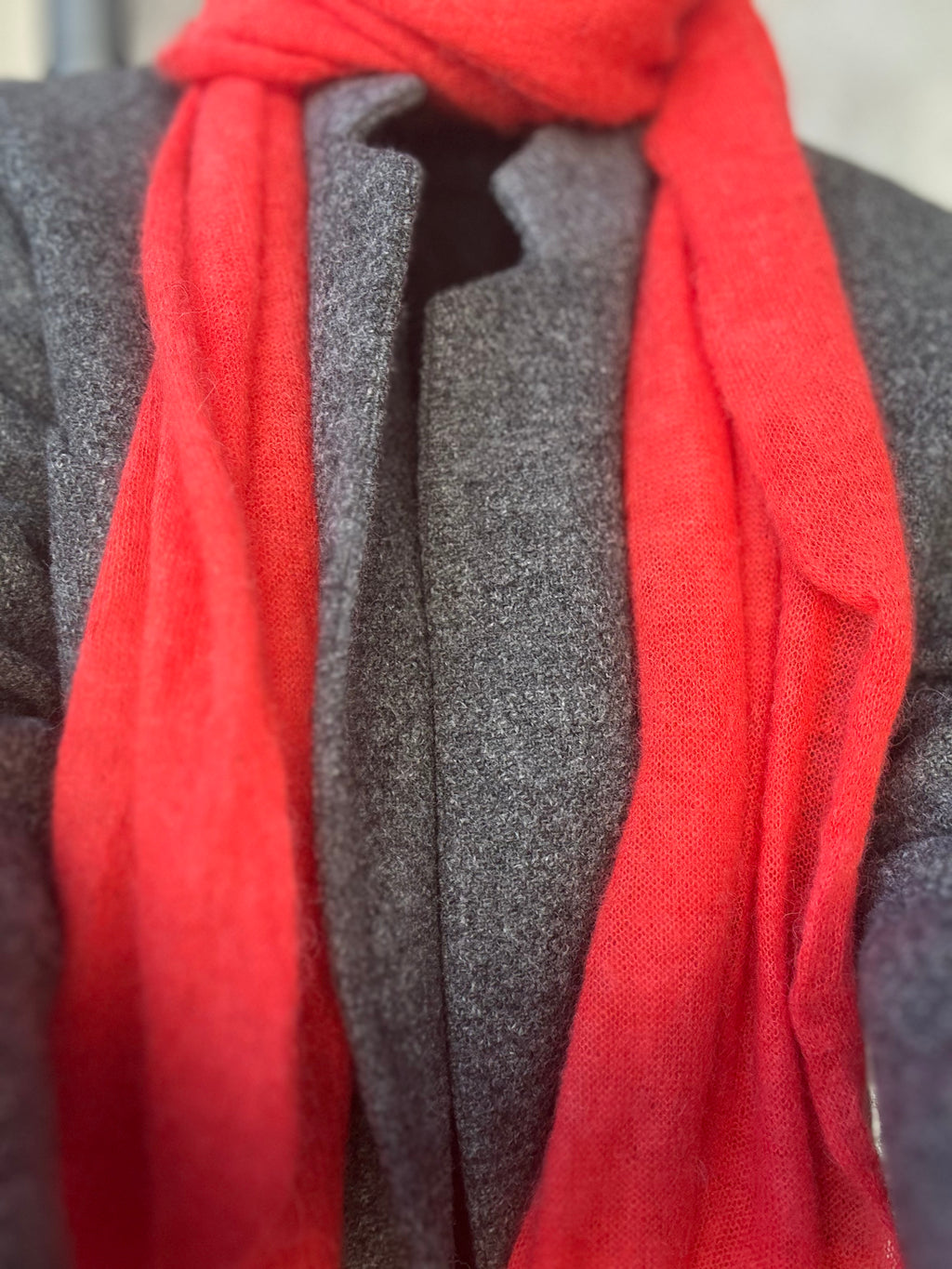 Alpaca Scarf Coral  – Pre-Order