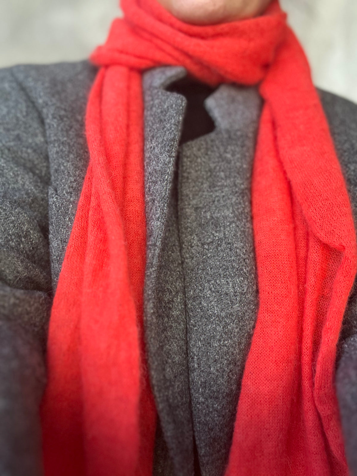 Alpaca Scarf Coral  – Pre-Order