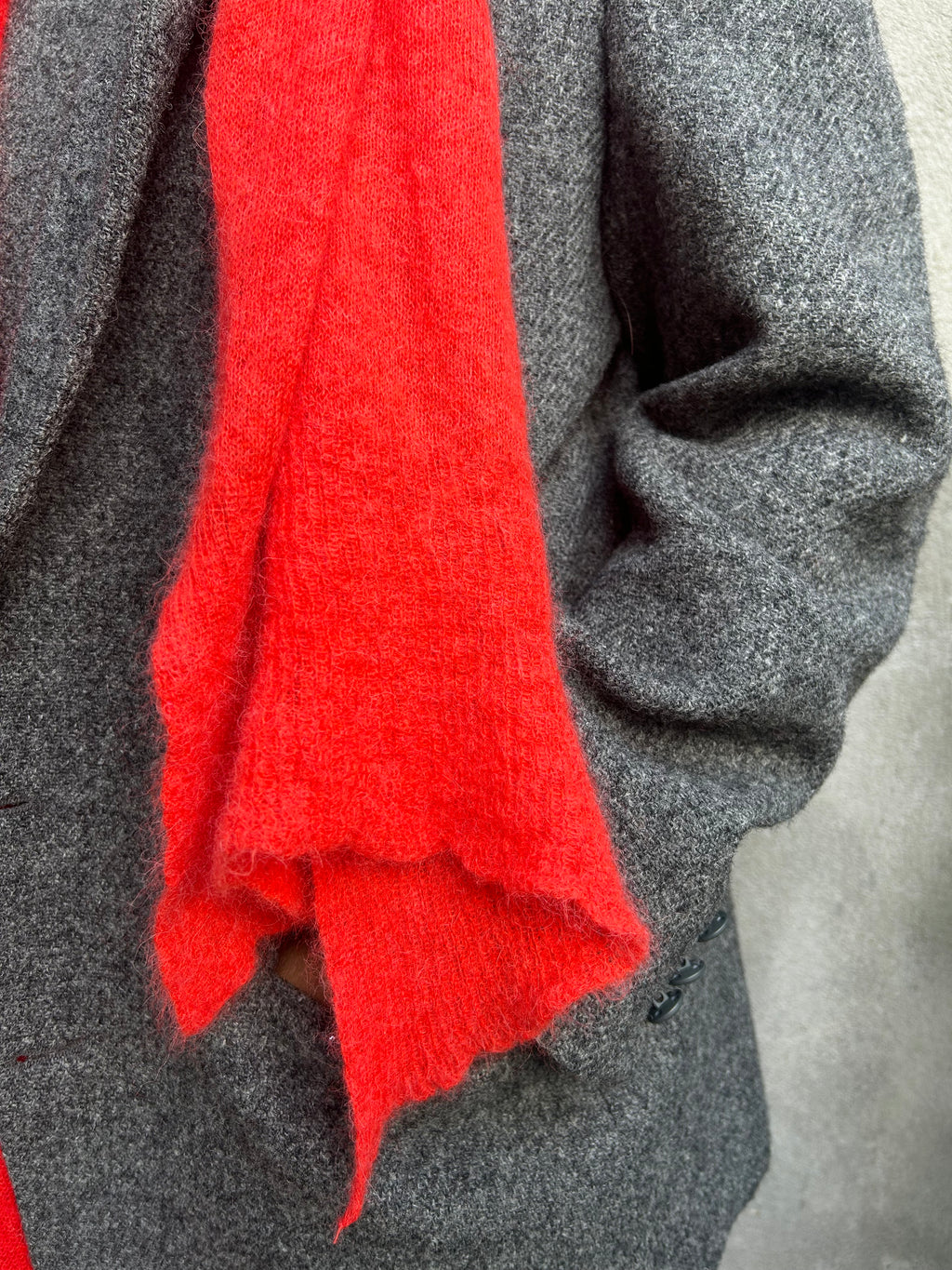 Alpaca Scarf Coral  – Pre-Order