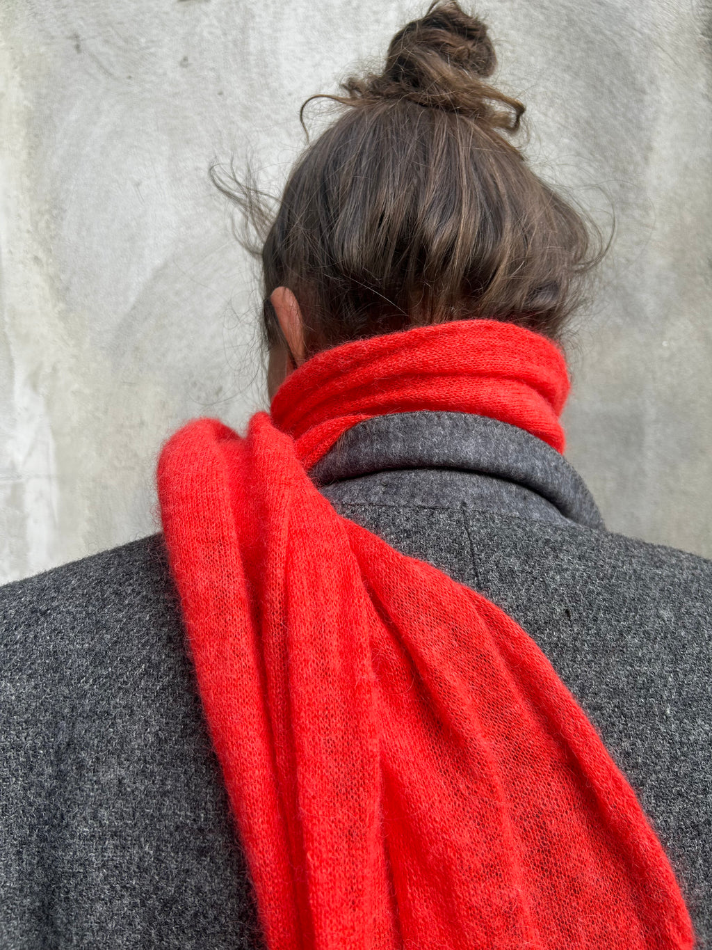 Alpaca Scarf Coral  – Pre-Order