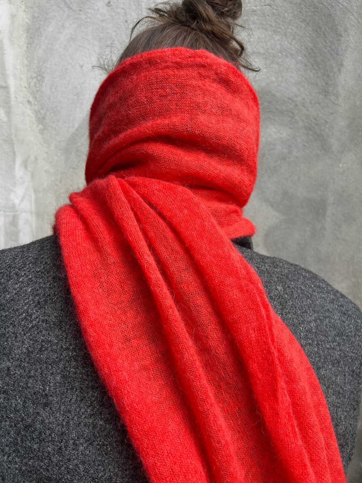 Alpaca Scarf Coral  – Pre-Order
