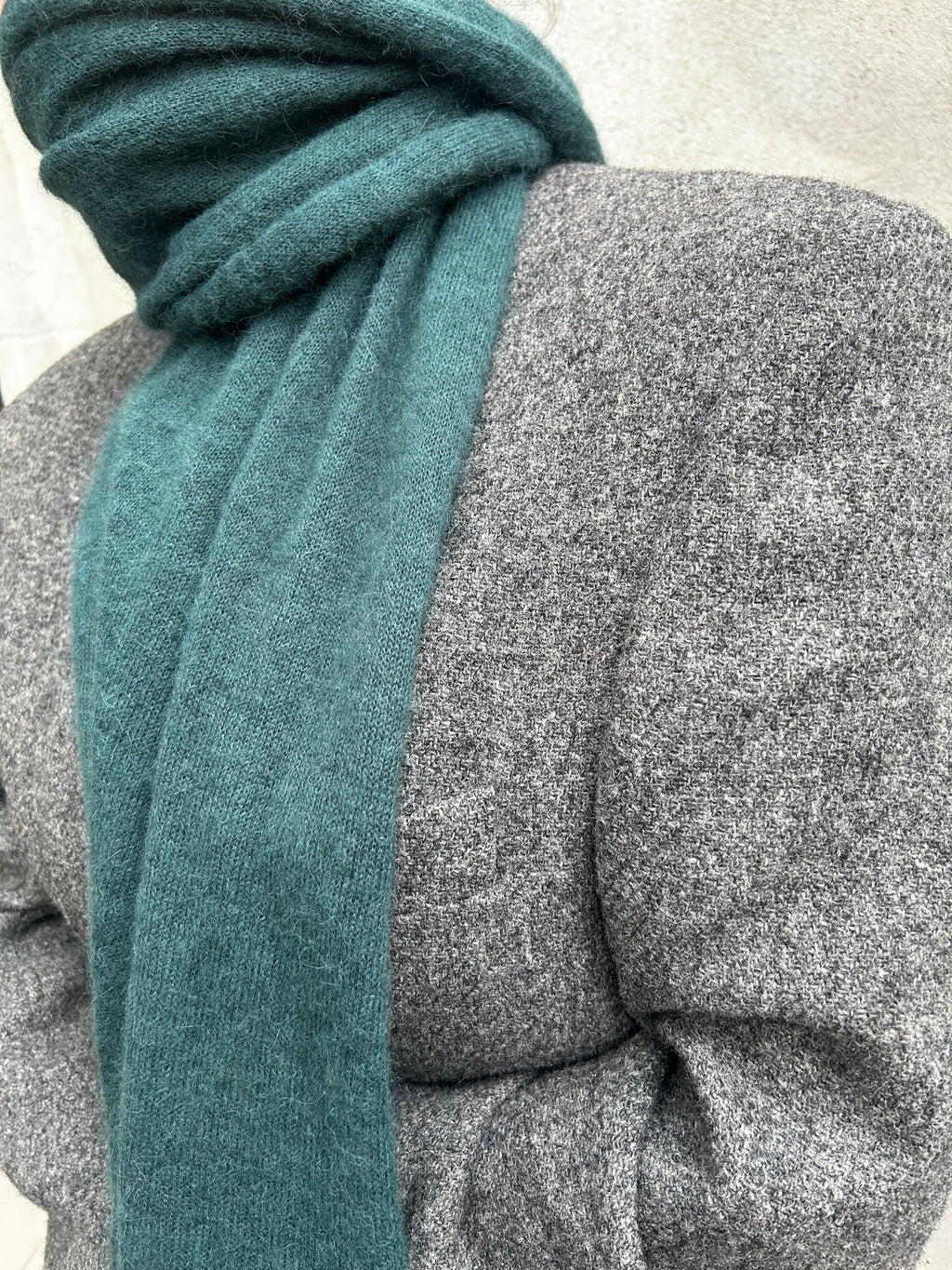 Alpaca Scarf dark green – Pre-Order