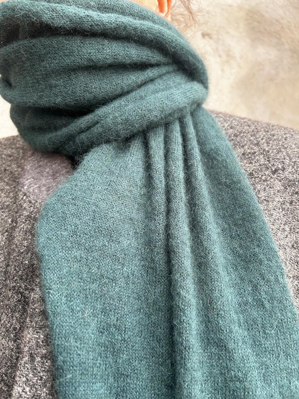 Alpaca Scarf dark green – Pre-Order