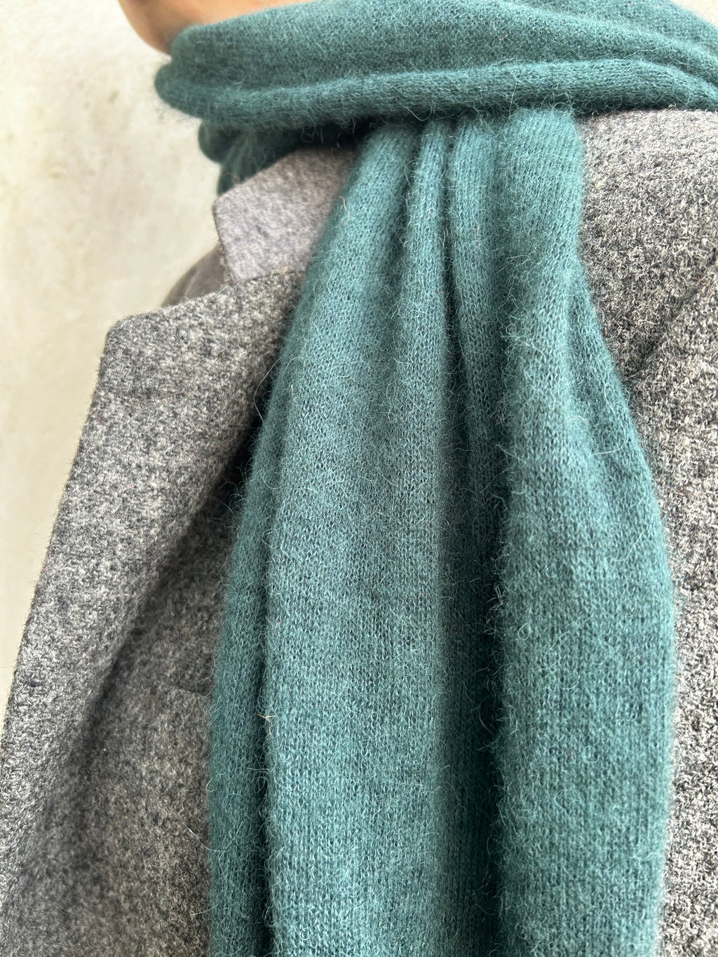 Alpaca Scarf dark green – Pre-Order