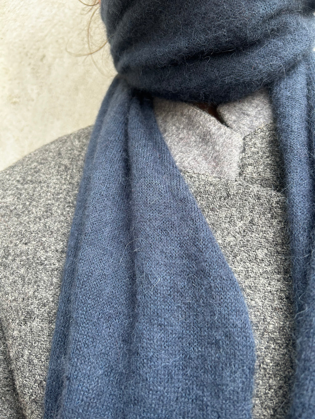 Alpaca Scarf Blue  – Pre-Order