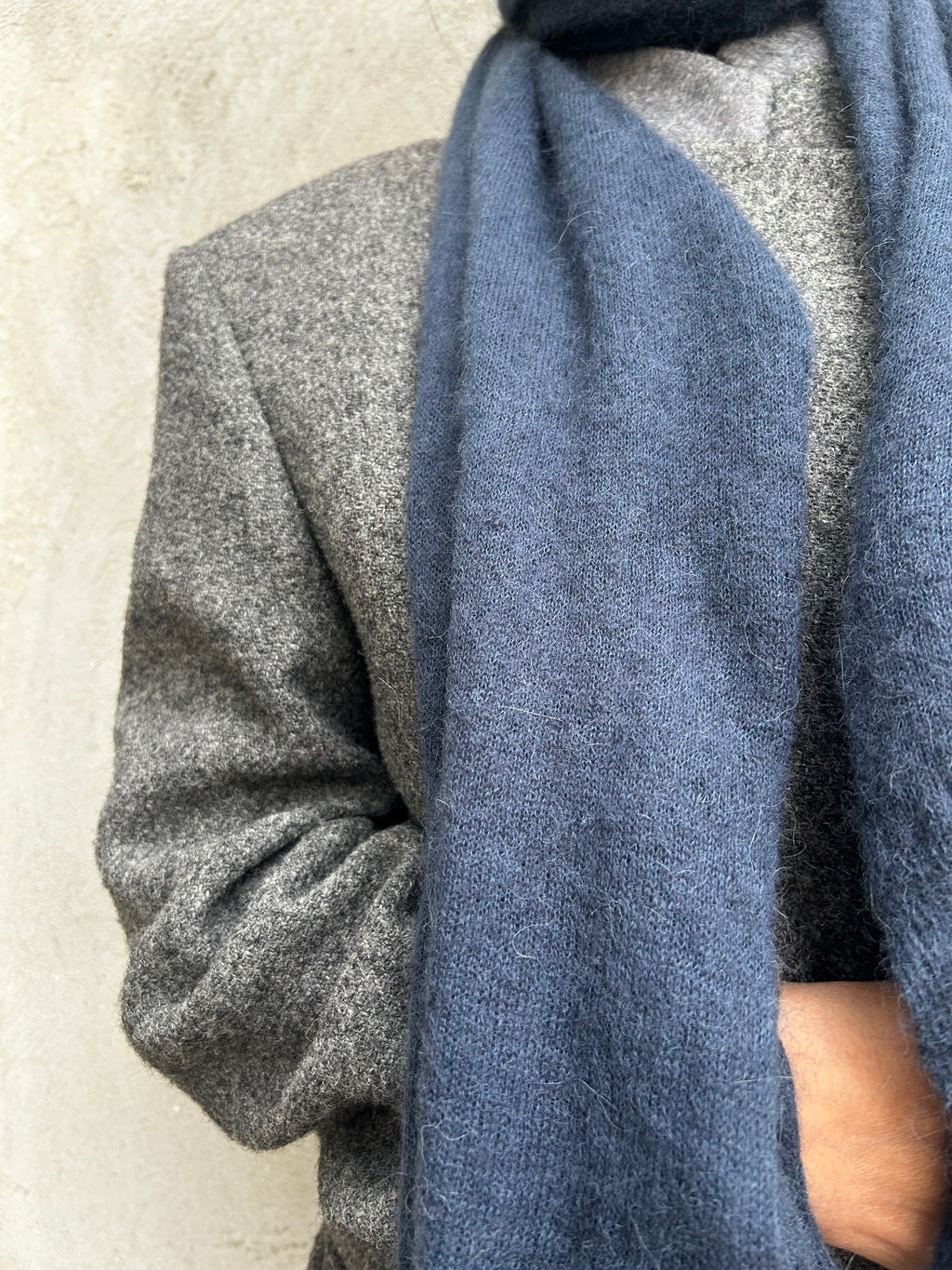 Alpaca Scarf Blue  – Pre-Order