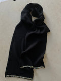Merino Scarf with Mother-of-Pearl Buttons – Pre-Order