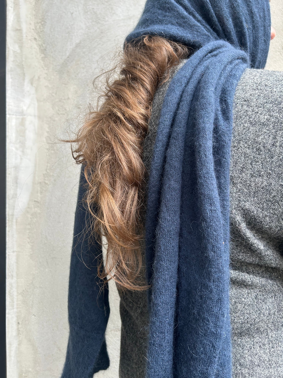 Alpaca Scarf Blue  – Pre-Order