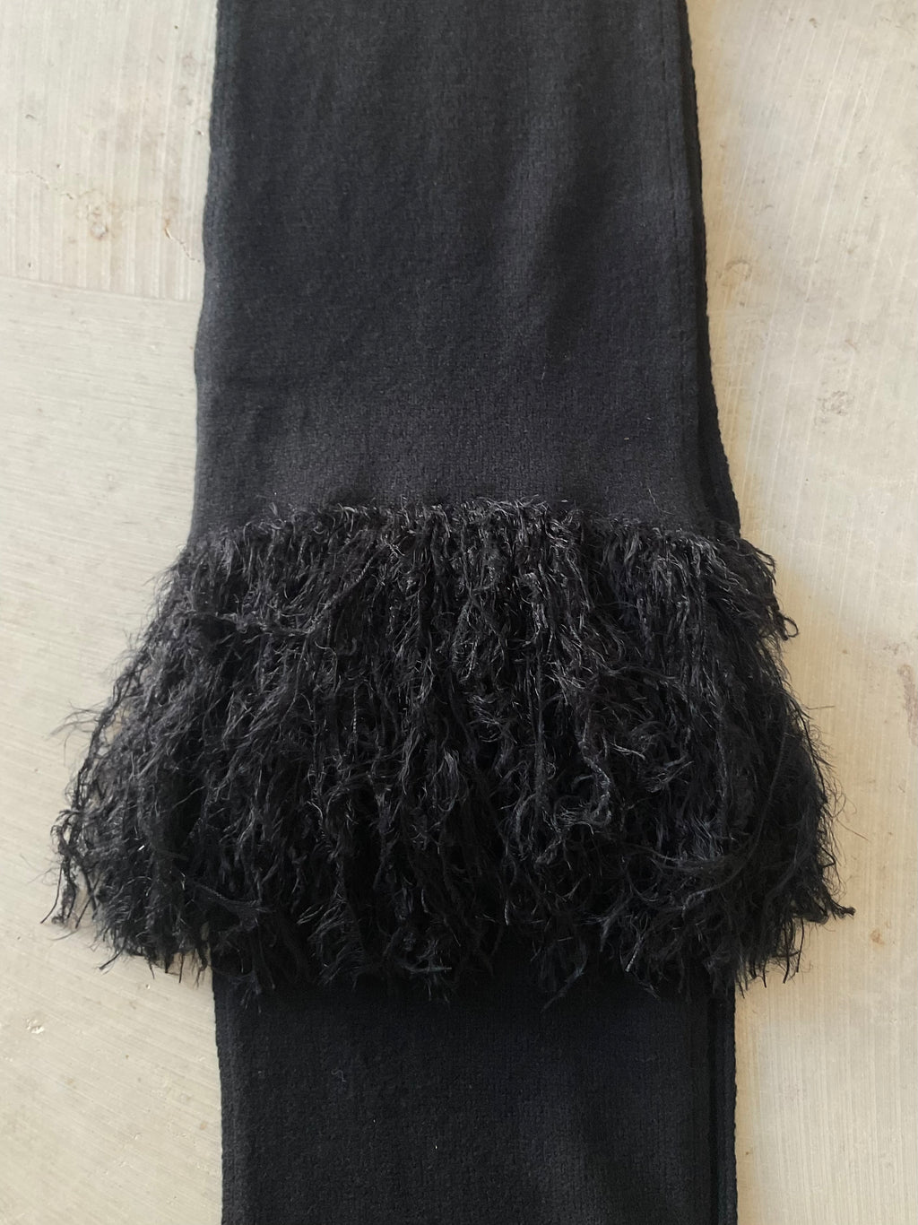 Merino Scarf with Fluffy Fringes – Pre-Order