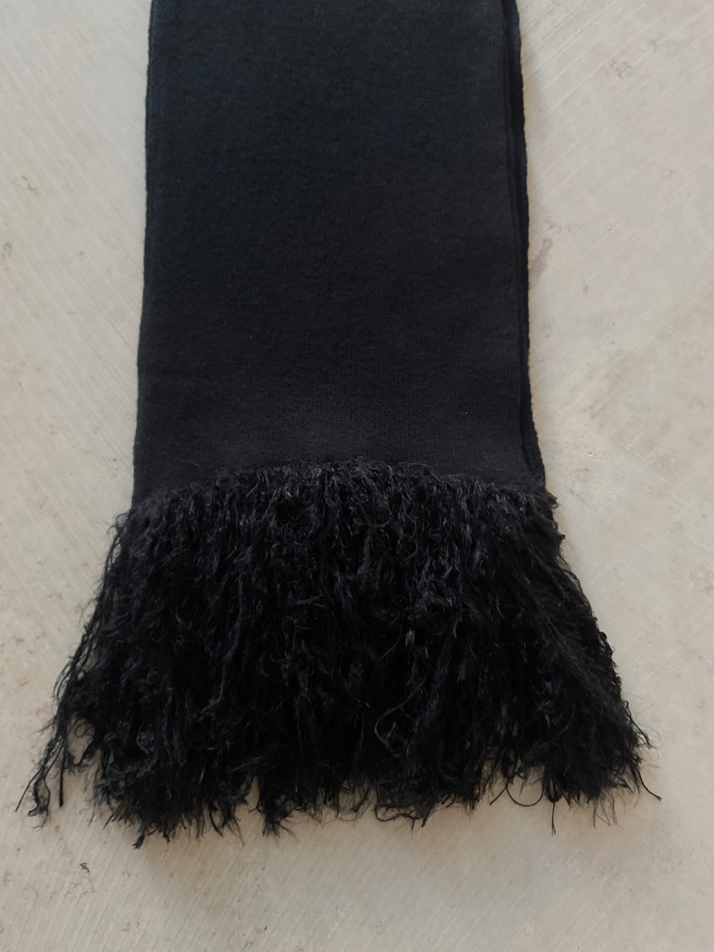 Merino Scarf with Fluffy Fringes – Pre-Order