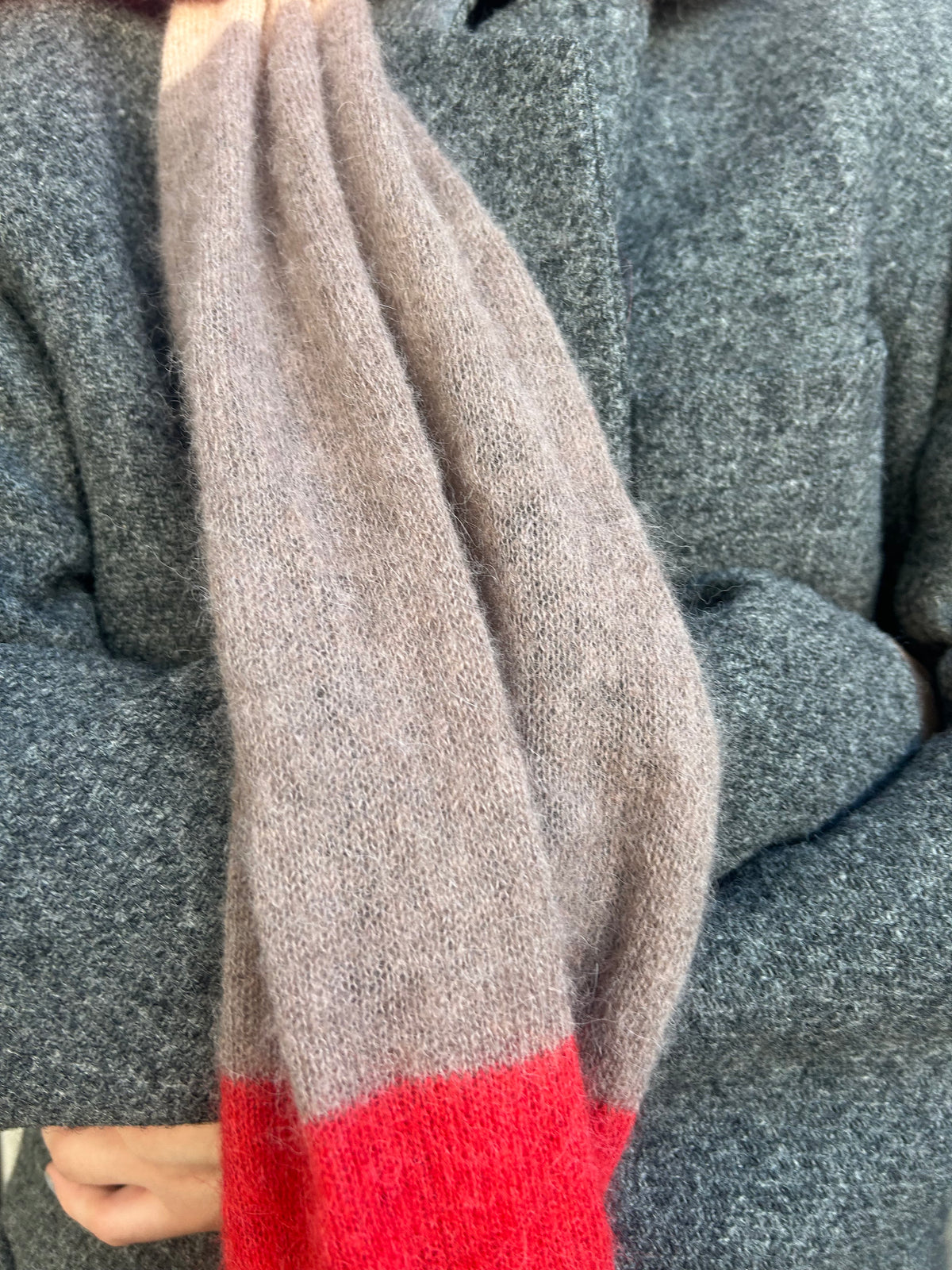 Alpaca Scarf Multicolour Stripes – One of a Kind