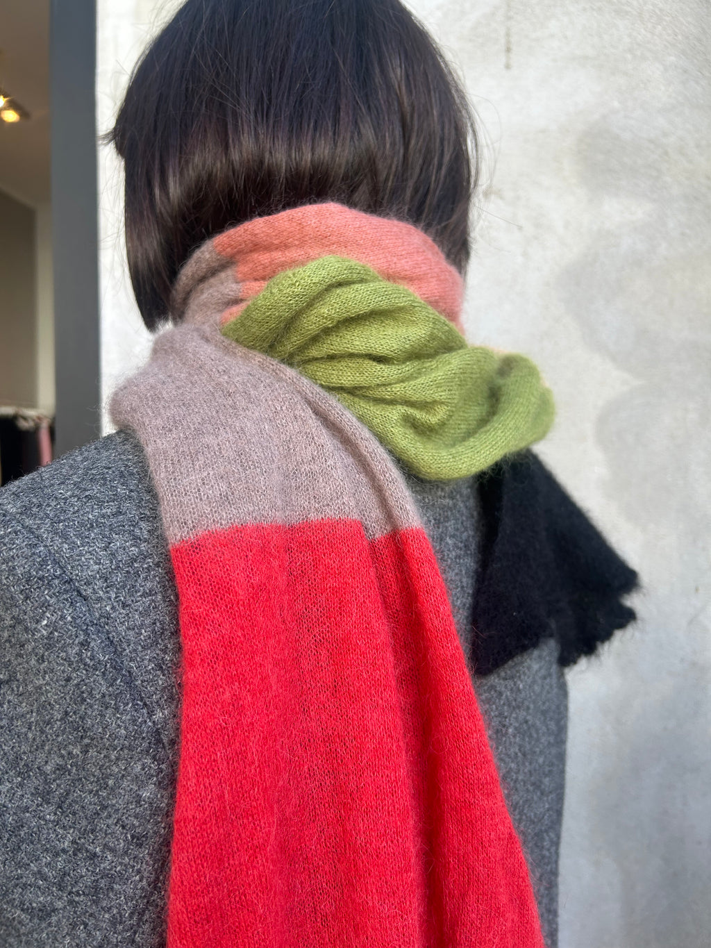 Alpaca Scarf Multicolour Stripes – One of a Kind