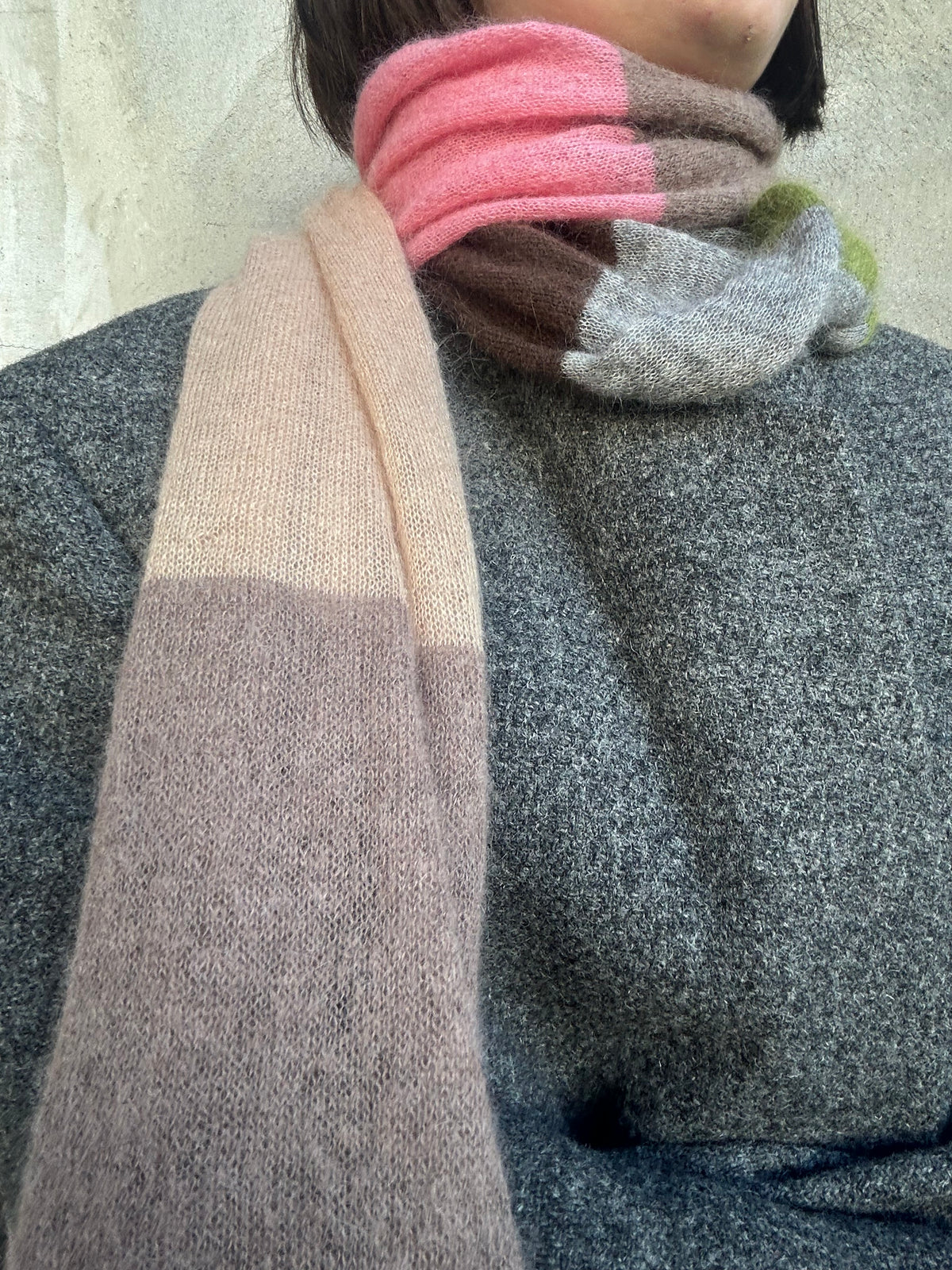 Alpaca Scarf Multicolour Stripes – One of a Kind