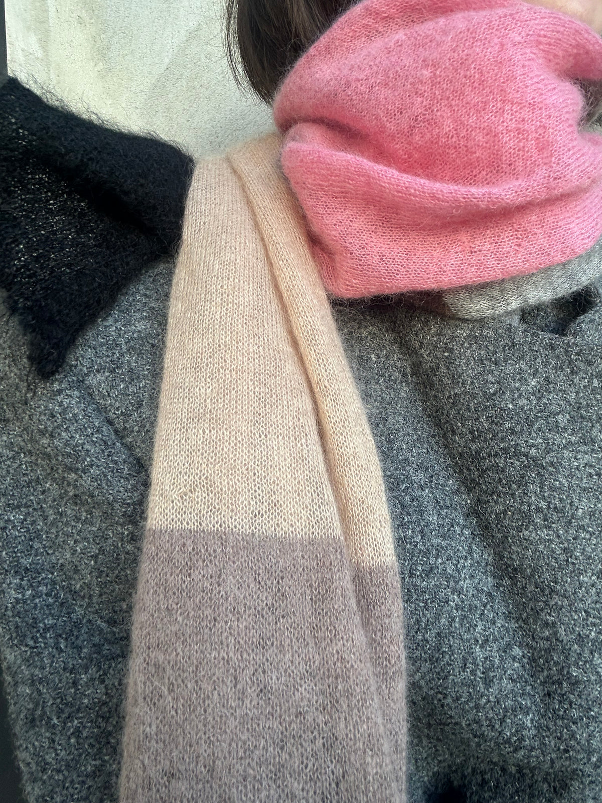 Alpaca Scarf Multicolour Stripes – One of a Kind
