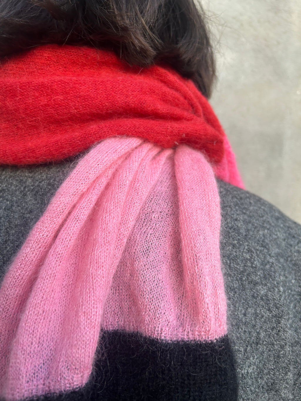 Alpaca Scarf Multicolour Stripes – One of a Kind