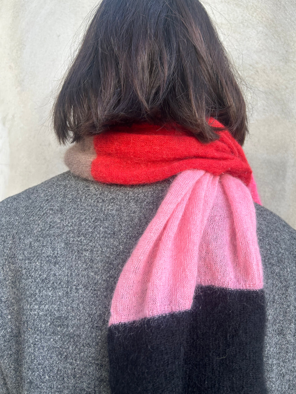 Alpaca Scarf Multicolour Stripes – One of a Kind