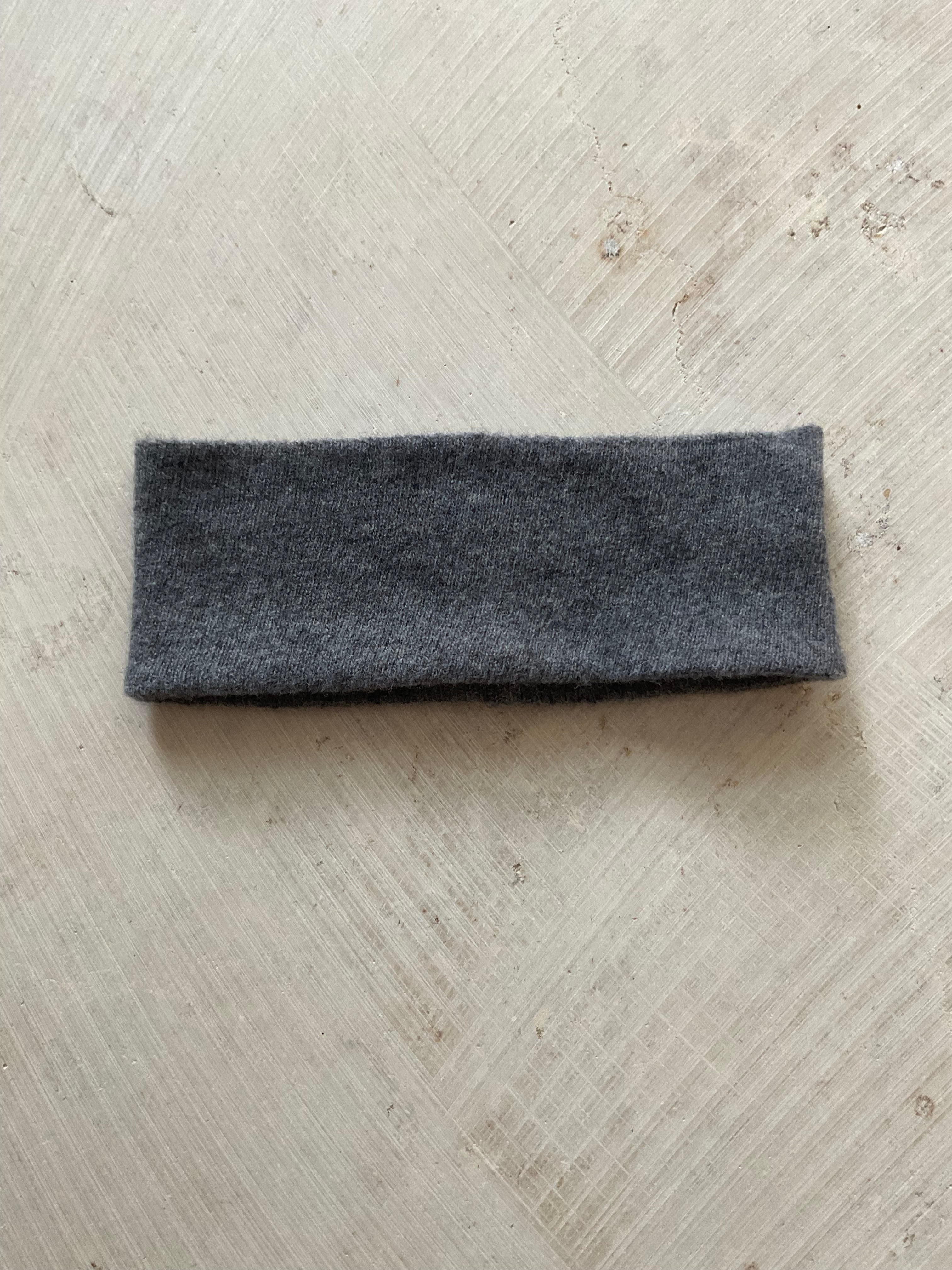 A soft and lightweight unisex headband knitted from merino wool.