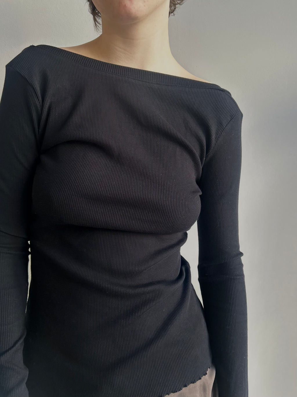 Pia Top — Open Back Black