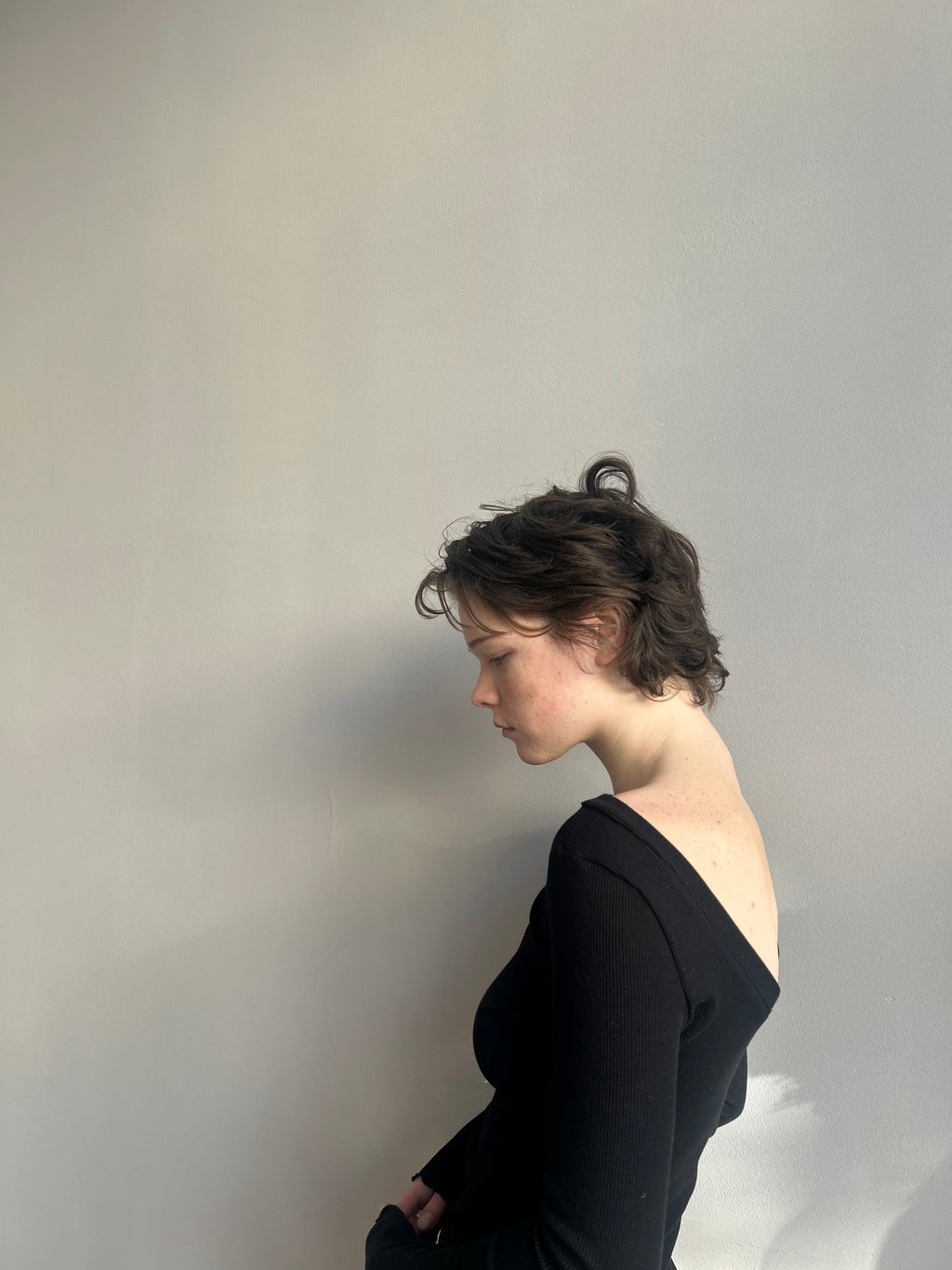 Pia Top — Open Back Black