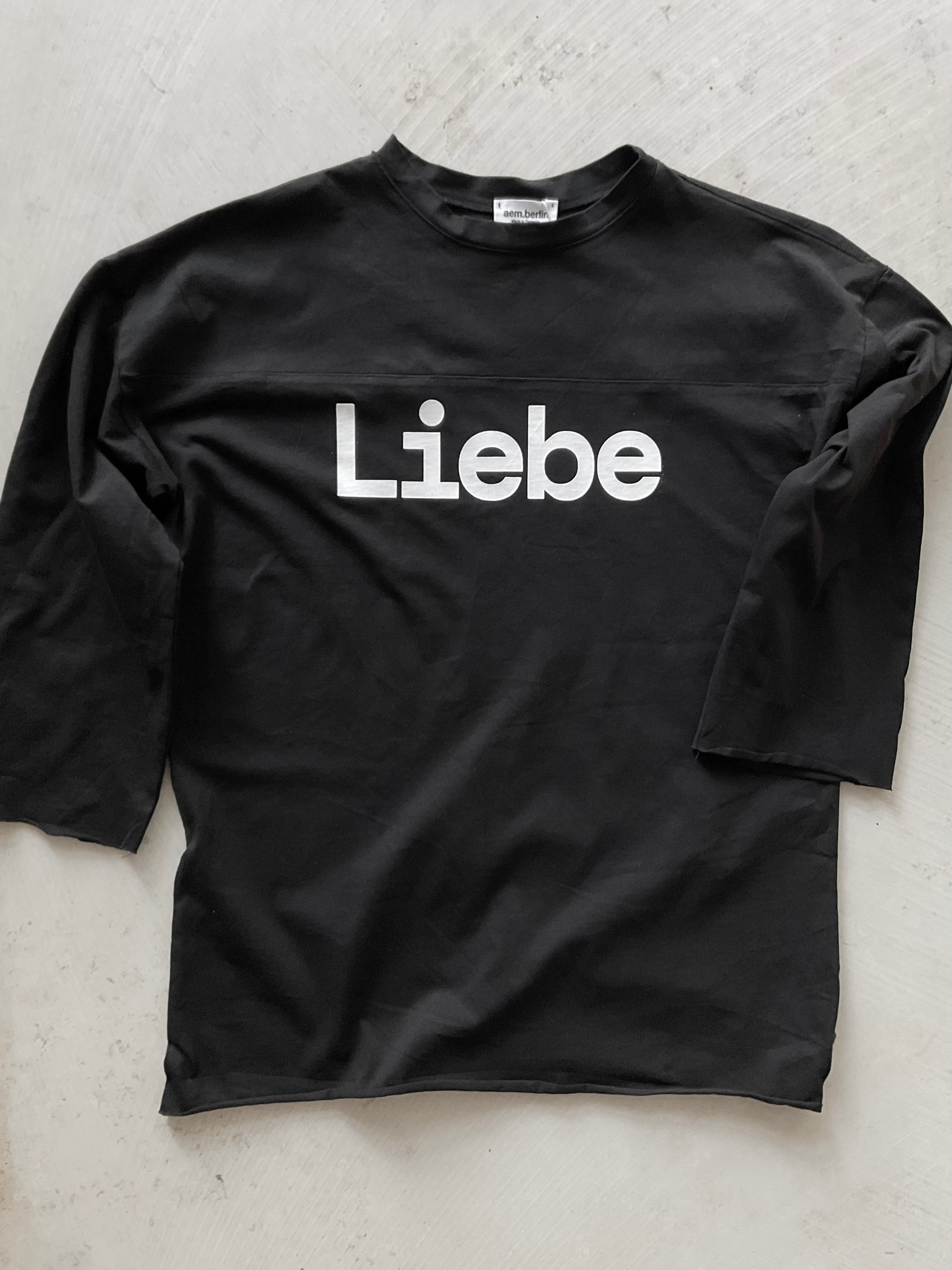 ROMY TOP Liebe print