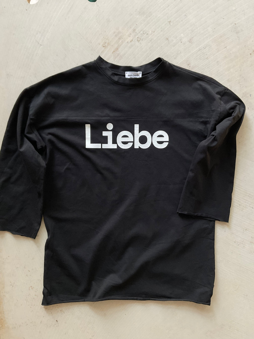 ROMY TOP Liebe print