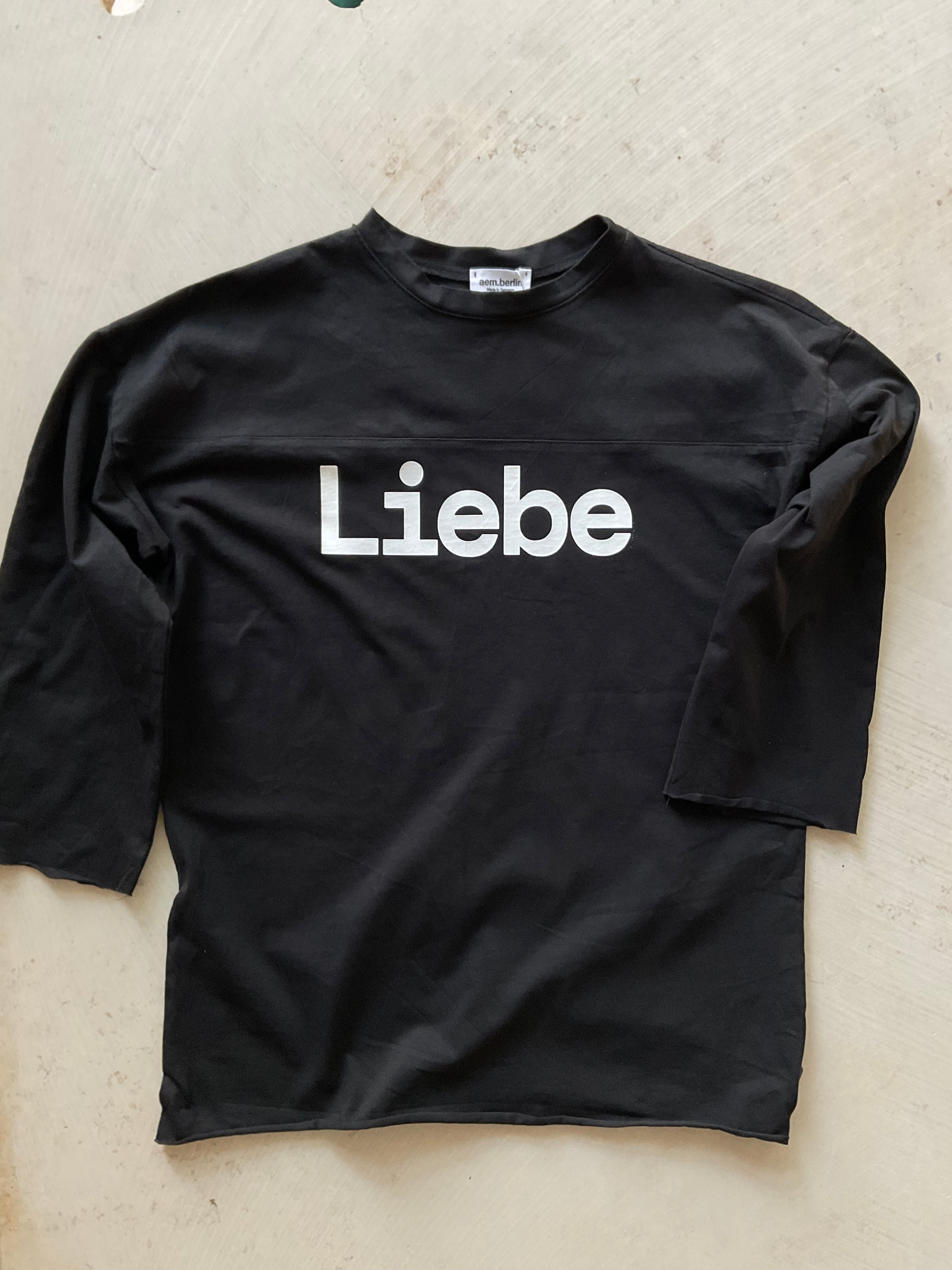 ROMY TOP Liebe print