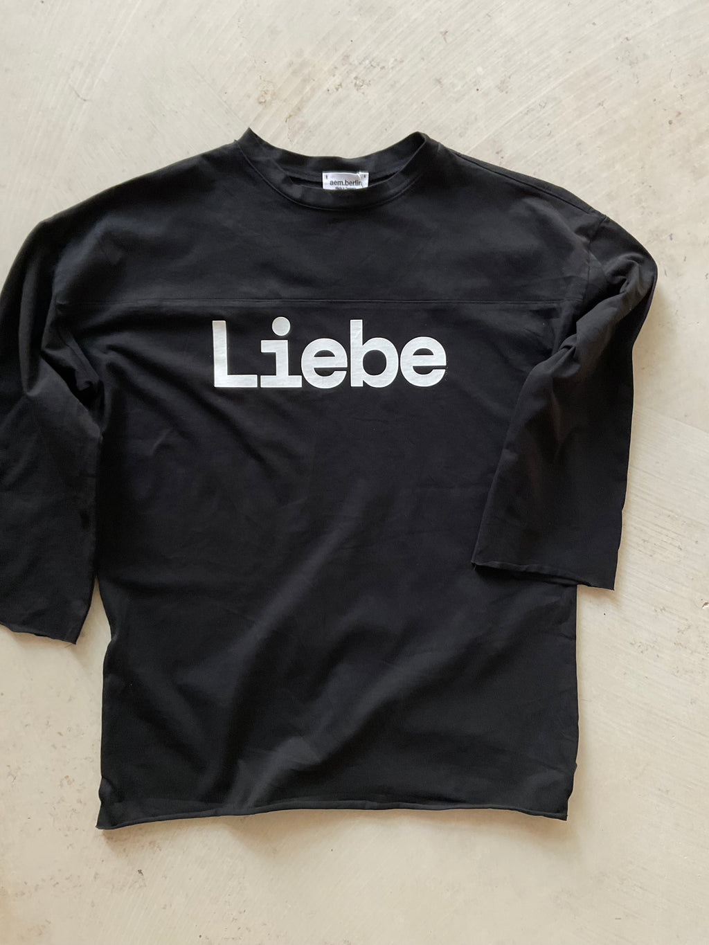 ROMY TOP Liebe print