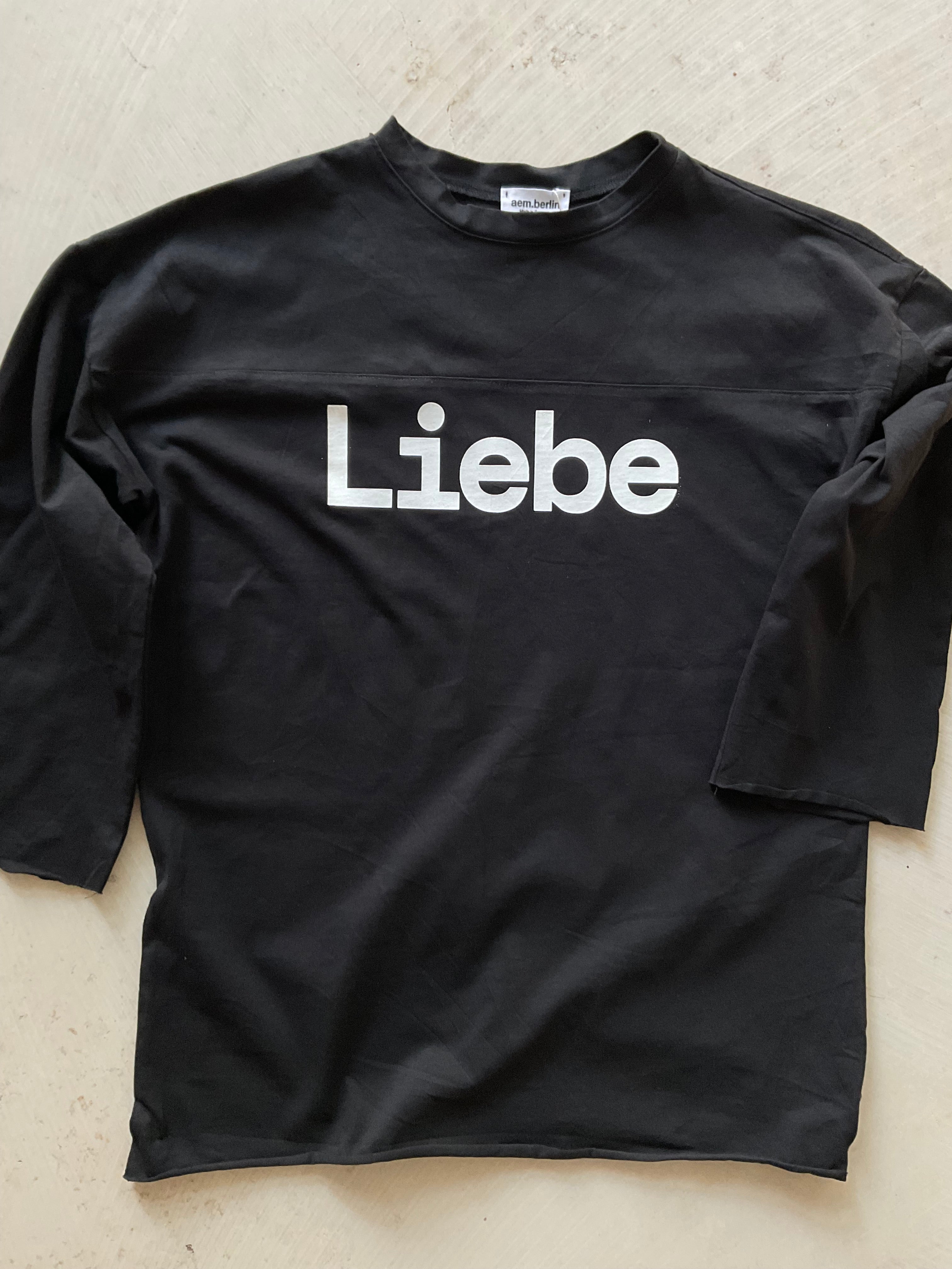 ROMY TOP Liebe print