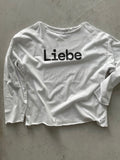 Jane — Liebe Long Sleeve Top white