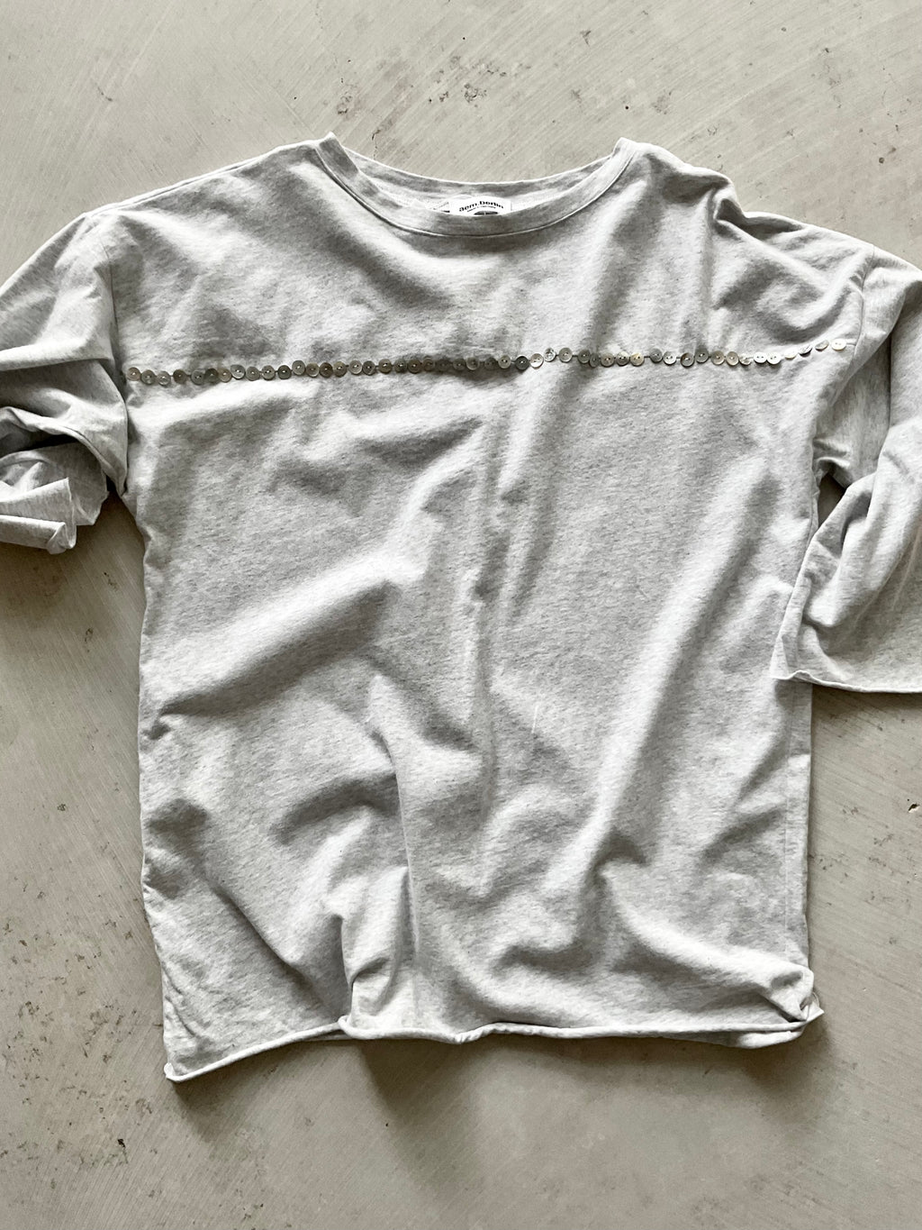 ROMY BUTTON TOP grey