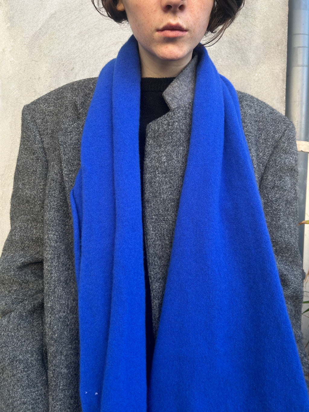 Classic Baby Merino Scarf Cobalt Blue