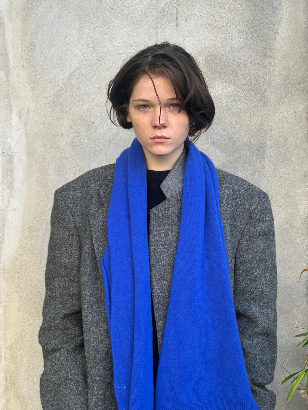 Classic Baby Merino Scarf Cobalt Blue