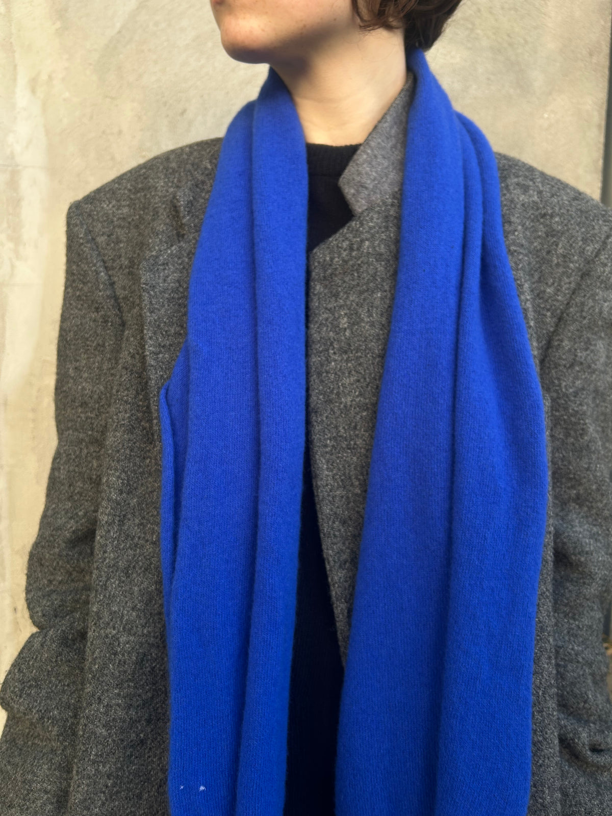 Classic Baby Merino Scarf Cobalt Blue
