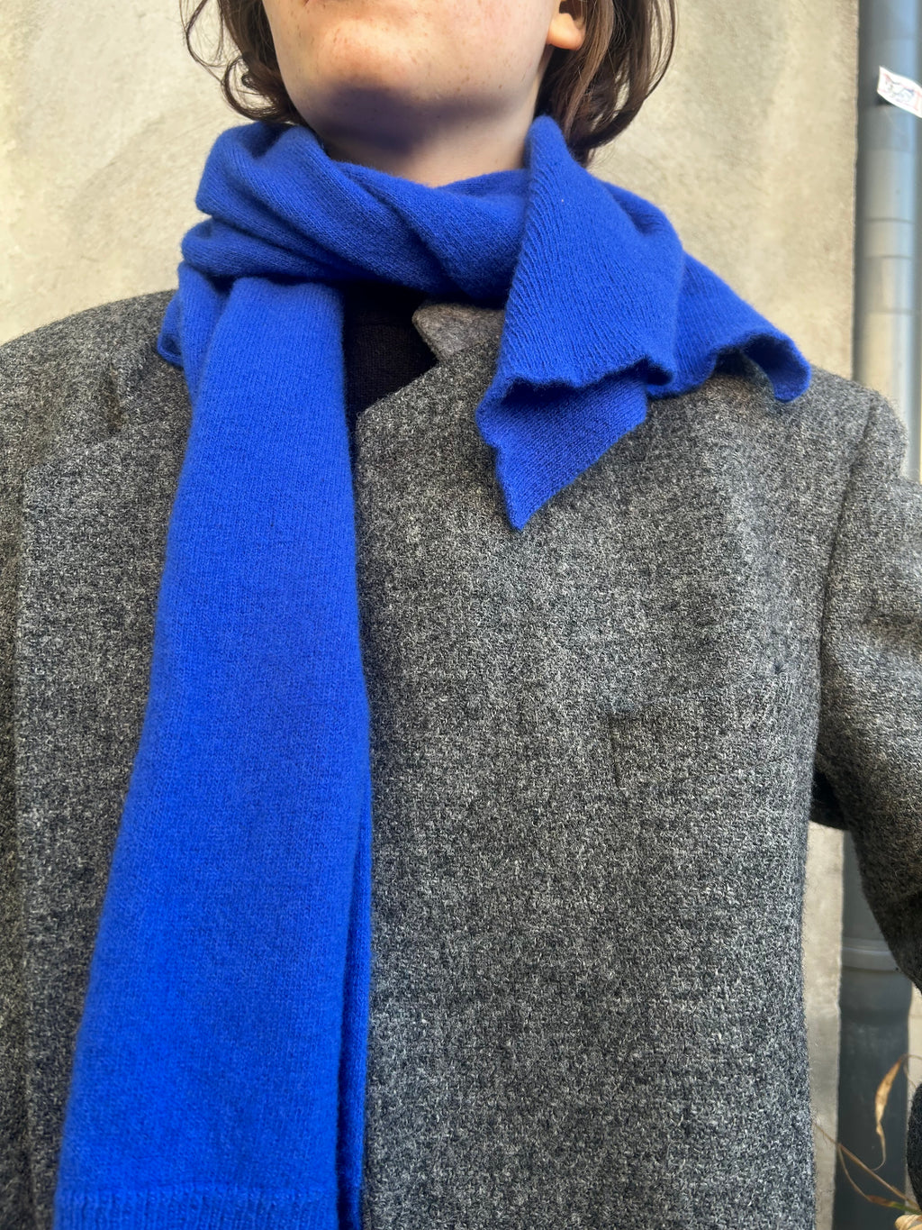 Classic Baby Merino Scarf Cobalt Blue