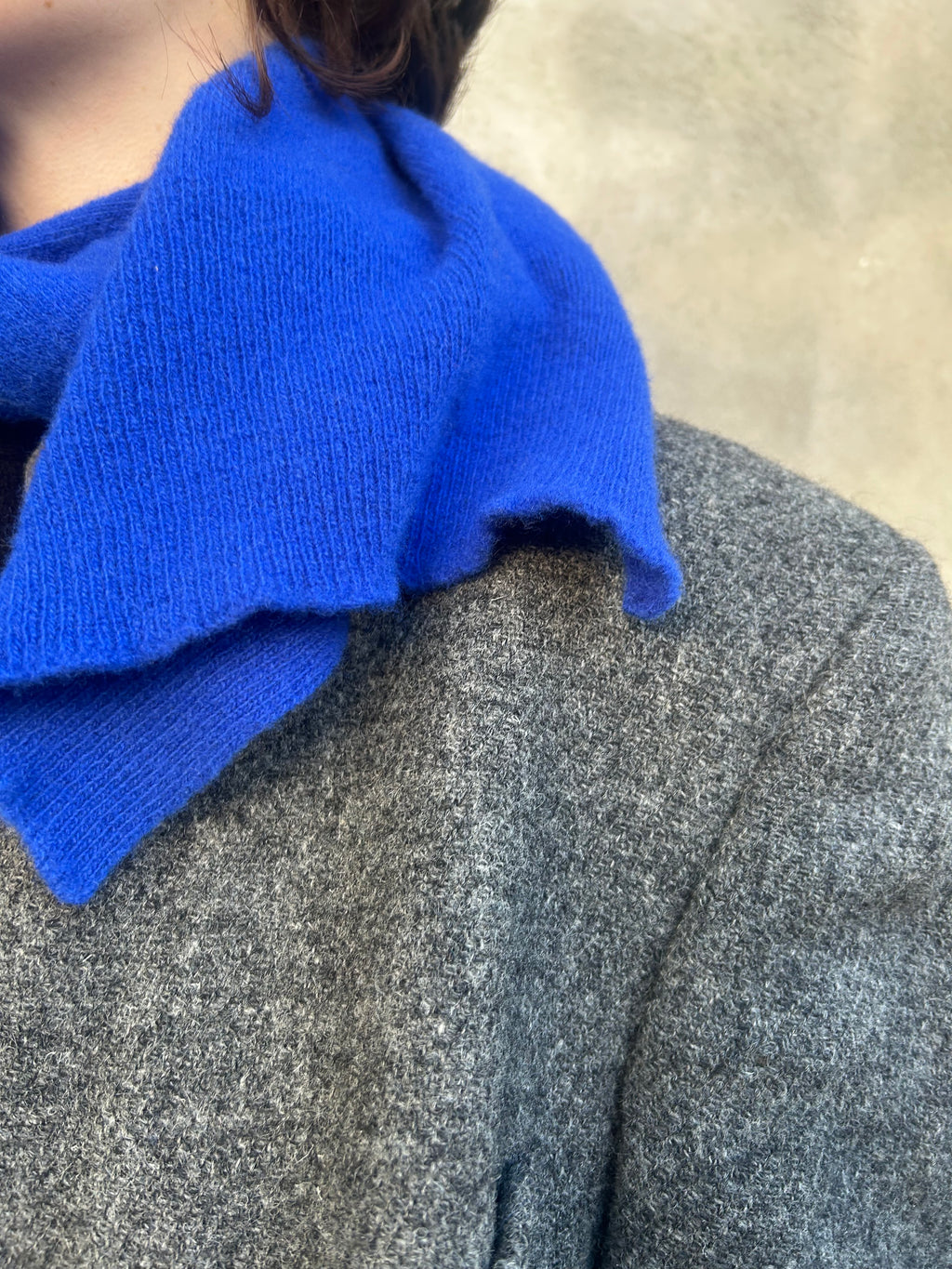 Classic Baby Merino Scarf Cobalt Blue