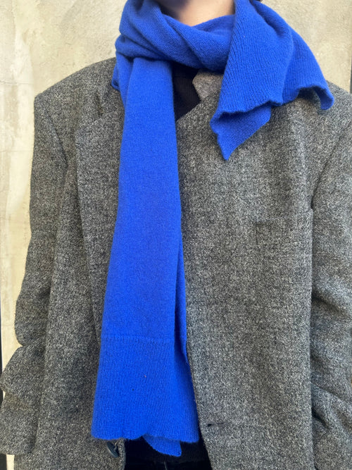 Classic Baby Merino Scarf Cobalt Blue